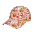 thumbnail image 1 of Balery Funny Food Gorra de béisbol de tamaño ajustable para correr, entrenar y actividades al aire libre. Gorra de papá para todas las estaciones., 1 of 6