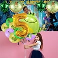 thumbnail image 5 of Tiana Frog Princess Balloons Party Supplies 5th Big Number Decorations Decor Kit Birthday, 5 of 5