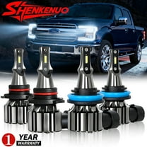 For Ford F-150 2015 2016 2018 2019 2020 LED Headlight Bulbs Kit High/low Beam 4Pack