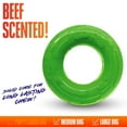 thumbnail image 4 of NERF TPR Beef Super Scent Ring Dog Chew Toy 5in, 4 of 4