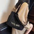 thumbnail image 5 of Corduroy Tote Bag Large Capacity Shoulder Bag, Casual Japanese Style Daily Handbag, 5 of 8
