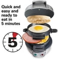 thumbnail image 2 of Breakfast Sandwich Maker with Egg Cooker Ring, Customize Ingredients, Perfect for Muffins, Croissants, Waffles, White Elephant Gift, 2 of 7