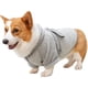 thumbnail image 1 of Xiao Hua Albornoz para perro, toalla de baño de microfibra de secado rápido, absorbente y con capucha, color blanco, para cachorros, perros pequeños, medianos y grandes, gatos (L, gris), 1 of 5