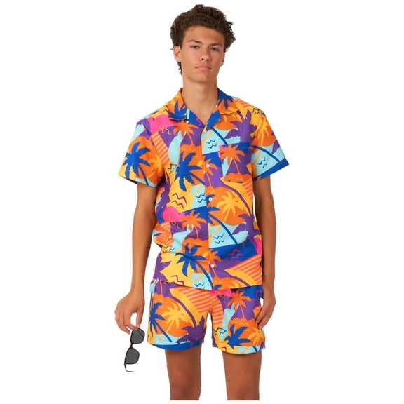 OppoSuits Teen Boys' Summer Sets TEEN BOYS Palm Power - US 12Y Multicolor