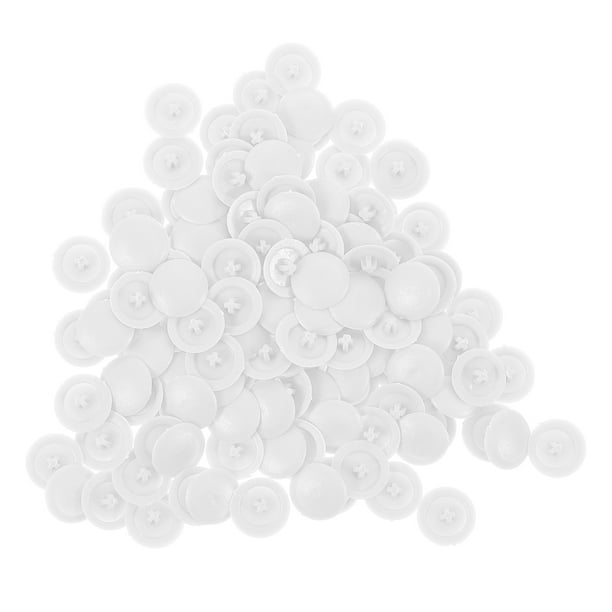 500 Uds cubiertas de tornillos de plástico tapas decorativas tapas protectoras de rosca de tornillo tapas de tornillo autorroscantes para muebles y gabinetes relleno de orificios