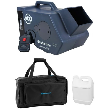 American DJ BUBBLE TRON Bubble Machine w/ Remote Bubbletron+Waterproof Bag Case