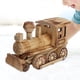 thumbnail image 4 of Tren de vapor de juguete, modelo de locomotora de madera modelo simulado tren de vapor locomotora de vapor de madera fiel a su promesa, 4 of 8