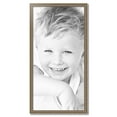 thumbnail image 2 of ArtToFrames 22" x 44" Aged White Gold Picture Frame, 22x44 inch Silver Wood Poster Frame (WOM-2036),  Pack, 2 of 7