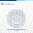 thumbnail image 2 of Fits 8 Inch Neck Air Duct | Steel Round Air Supply Diffuser for Ceiling by Handua | Round Diffuser Vent Cover | White | Outer Dimension: 11-15/16", 2 of 7