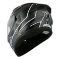 thumbnail image 5 of 1Storm Motorcycle Full Face Helmet Street Bike Dual Visor/Sun Shield N-HJK316 Panther Black, 5 of 7