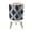Color 2, variant on Small Trash Can with Lid 3D Beach Seashell Scallop Conch Seashells Starfish Sand 1.8 Gallon Dog Proof Trash Can Round Garbage Can Waste Bin Wastebasket for Bathroom Bedroom Living Room