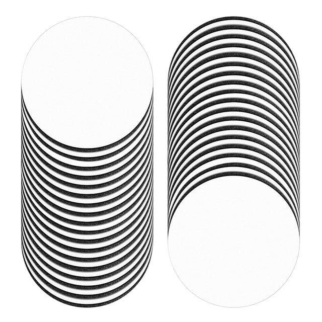 36 uds. Sublimación posavasos en sublimación taza en sublimación transferencia Neopreno posavasos sublimación productos Sunnimix Coaster de coche en blanco