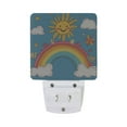 thumbnail image 5 of Yayeee LED Plug in Night Light for The Home with Auto Dusk to Dawn Light Sensors, 2 Pack, Rainbow with Stars, 5 of 6
