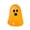 Orange, variant on Red Glow Ghost 3Pack Mini 2Cm Tall Glows-In-The-Dark Figurine Halloween Decoration