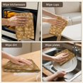 thumbnail image 6 of 2 Pcs Funny Kitchen Towels,Golden Christmas Snowflake Pattern Microfiber Dish Towels,Kitchen Tea Towels,Kitchen Towel Set (18" X 26"), 6 of 7