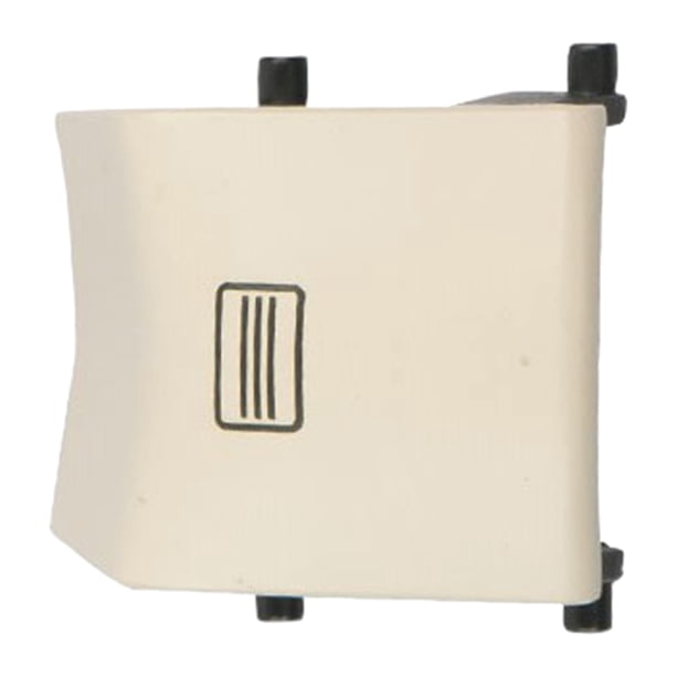 Cubierta del botón del interruptor de la ventana del techo corredizo del coche, compatible con piezas ACC de Benz W166 ml Class Blanco convexo