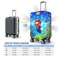 thumbnail image 6 of Lsque Mario Printed Luggage Cover, Travel Luggage Protector,Scratch and Dirt Resistant, Fits 18-32 Inch Luggage - X-Large, 6 of 9