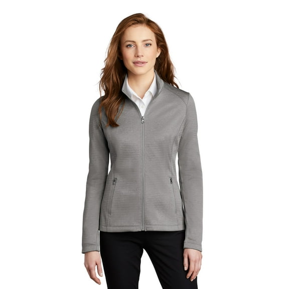 Port Authority Adult Female Women Long Sleeves Jacket Gusty Grey Hth Small