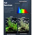 thumbnail image 4 of 12-Inch Aquarium LED Light - Full Spectrum, IPX8 Waterproof, Multi-Colored LEDs, Day/Night Mode, Timer, Adjustable Brightness, 4 of 14