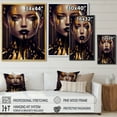thumbnail image 4 of Designart Sensual Liquid Gold Woman VI Floating Frame Wall Art, 4 of 5
