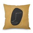 thumbnail image 5 of Ins Wind Linen Pillowcase Simple Creative Cushion Abstract Leaf Pillow Square Cushion Cover 8, 5 of 5