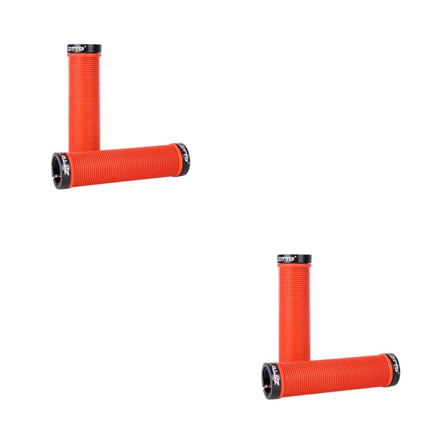 heritaly ZTTO 2X Handlebar Grips Durability Skidproof Great Quality Bike Handlebars Handy Intallation Fool-style Operation Bicycle Grip Red 2Set