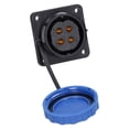 thumbnail image 1 of Zócalo Industrial, Conector Impermeable 250V 45A Tamaño Estándar Resistencia De Aislamiento De 2000 Miliohmios Para Equipos, 1 of 7