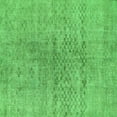 thumbnail image 1 of Ahgly Company Indoor Square Abstract Green Contemporary Area Rugs, 5' Square, 1 of 1