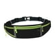 thumbnail image 1 of Riñonera para correr con cinturón para correr, riñonera elástica para mujeres y hombres, bolsa para correr para corredores de viaje, acampar y caminar verde negro, 1 of 8