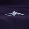 thumbnail image 3 of 2.50CT Moissanite Diamond Three-in-One Oval Halo Eternity Wedding Ring Set 10K Solid White Gold-10, 3 of 7