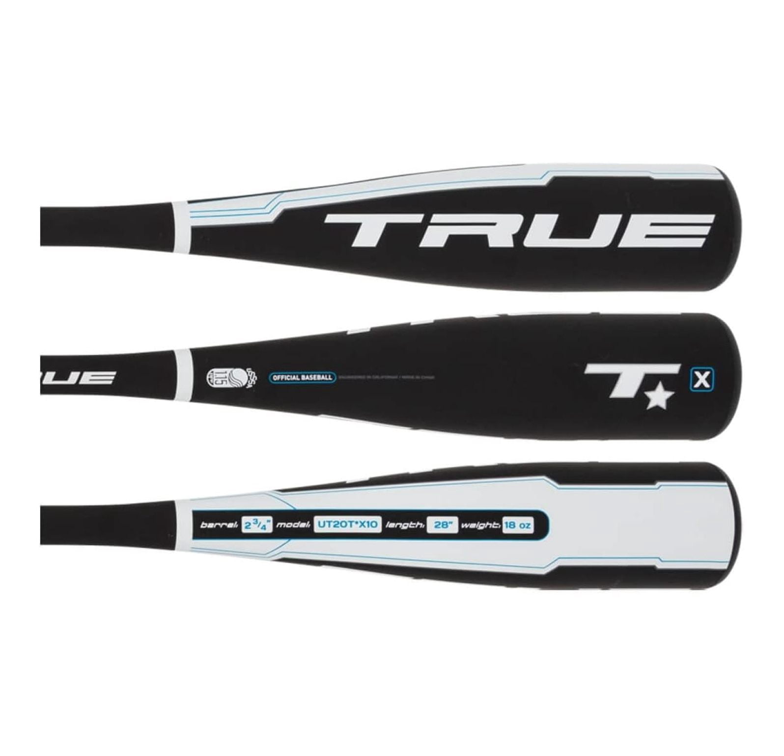 T*X -10 USSSA Baseball Bat: UT-TSX-20-10 28" 18 oz.