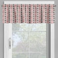 thumbnail image 2 of Ambesonne Casino Valance Pack of 2, Playing Cards, 54"X18", Scarlet Black, 2 of 5