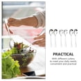 thumbnail image 2 of 1 Ensemble de Cuillères de Service en Acier Inoxydable Cuillères Ajourées Sporks Cuillères Pleines, 2 of 9