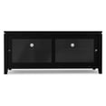thumbnail image 5 of Simpli Home Cosmopolitan 48 inch Wide Solid Wood TV Stand in Black For TVs up to 55 inches, 5 of 10