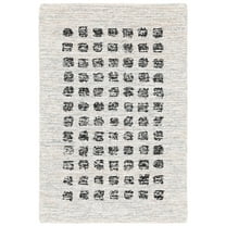 SAFAVIEH Ebony Adams Dot-Print Area Rug, Beige/Black, 3' x 5'