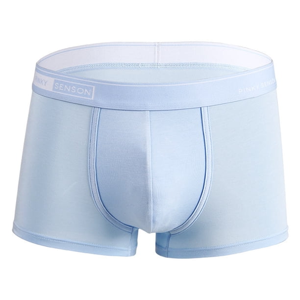Calzones De Hombre Para Hombre, Corte A, Color Liso, Con Lazada, Cómodos Y Ligeros, Con Punta Cuadrada 1225
