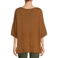 thumbnail image 2 of Time and Tru Women’s Boatneck Sweater, 2 of 5