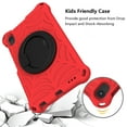 thumbnail image 4 of Dteck Case for Lenovo Tab M8 TB-8505 /TB-8705 /TB-8506（2021)/Lenovo Tab M8 TB-8505F/8505X (2019) 8-inch,Shockproof Rubber Rugged Case Kids Friendly Handle Kickstand with Shoulder Strap Cover,Red, 4 of 8