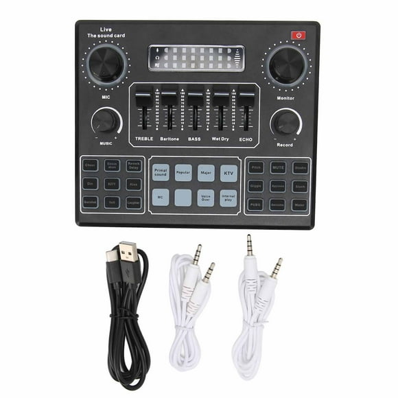 Bluetooth Sound Mixer,V9 Bluetooth Sound Card Bluetooth Audio Mixer Audio Mixer Innovative Solution