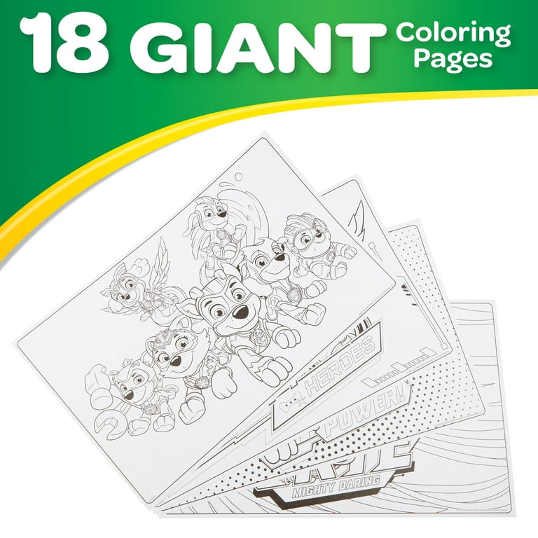 Crayola Giant Coloring Pages – Paw Patrol - Shop Books & Coloring