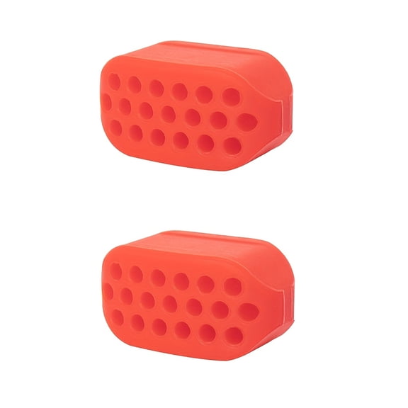 2pcs Jaw Trainer Fitness Facial Muscle Exerciser Silicone Chewing Bite Exerciser