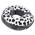 thumbnail image 4 of Collar protector inflable para mascotas, ajustable, para recuperación de cirugía de heridas, cuello de seguridadCQLQ05 Patrón de vaca con correa de gancho y bucle M, 4 of 5