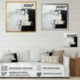 thumbnail image 4 of Designart "Scandinavian Modernity Art In Black And Beige" Abstract Painting Canvas Wall Art, 4 of 7
