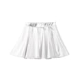 thumbnail image 6 of TiaoBug Kids Girls 2-Piece Jazz Hip Hop Dance Costume Sequins Ruffle Shoulder Straps Crop Tops with Metallic Skirt Set Silver 6, 6 of 7