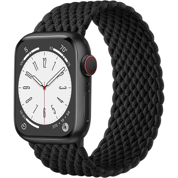 BDKWID-Braided Solo Loop Bands Compatible with Apple Watch Band 38mm 40mm 41mm 42mm 44mm 45mm 46mm 49mm Women Men, Stretchy Nylon Sport Elastic Strap for iWatch Series 11 10 9 8 7 6 5 4 3 2 1 SE Ultr
