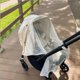 thumbnail image 4 of Cochecito De Bebé Mosquitera Transpirable Cubierta Completa Universal Bebé Bordado Mosquito Cortina Protector Solar Suave Mosquito Cubierta Con Patrón Lindo Para El Parque En Casa Al Aire Libre Monstrate HA013677-00, 4 of 7