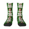 thumbnail image 2 of Calcetines con diseño de Papá Noel, accesorios para mujer y hombre, calcetines de vestir flexibles, 2 of 4