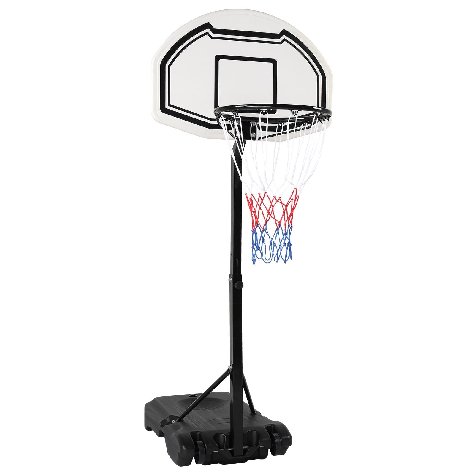Pool Basketball Hoop Net Goal Ball Portable Poolside Backboard Water Games Toy 