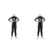 thumbnail image 4 of Advancent Traje de neopreno para niños Cómodo traje de manga larga para niños Traje de baño para niños Ropa de baño para niños Niñas que Type1 NO1, 4 of 6