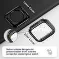 thumbnail image 5 of [2 in 1] for Waterproof Apple Watch Screen Protector Case Series 8 & 7 41mm,360 Protective PC Face Cover Built-in Tempered Glass, Front & Back Bumper for iWatch Series 8 & 7 Accessories, 5 of 5